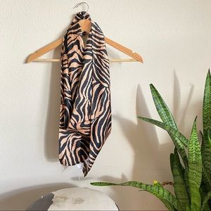 princess polly zebra print scarf